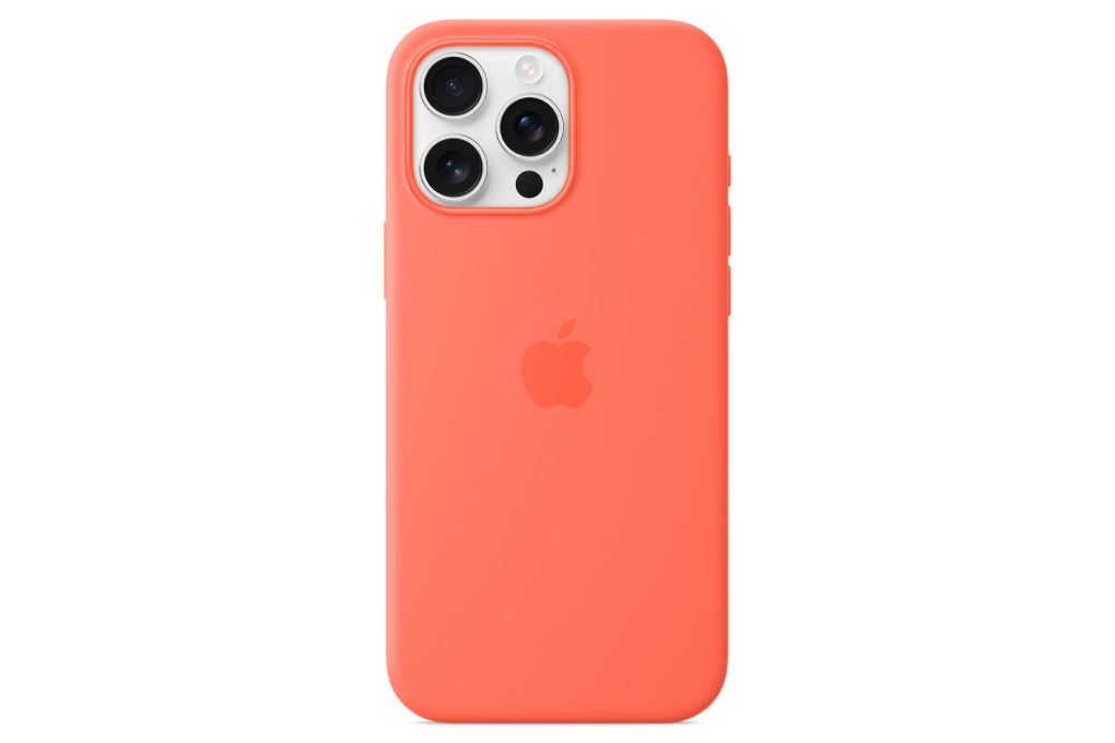 Ốp lưng MagSafe iPhone 16 Pro Max Silicone Apple Màu Cam