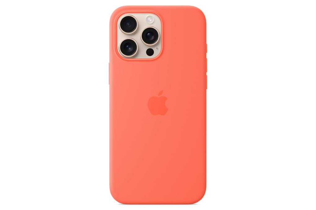 Ốp lưng MagSafe iPhone 16 Pro Max Silicone Apple Màu Cam