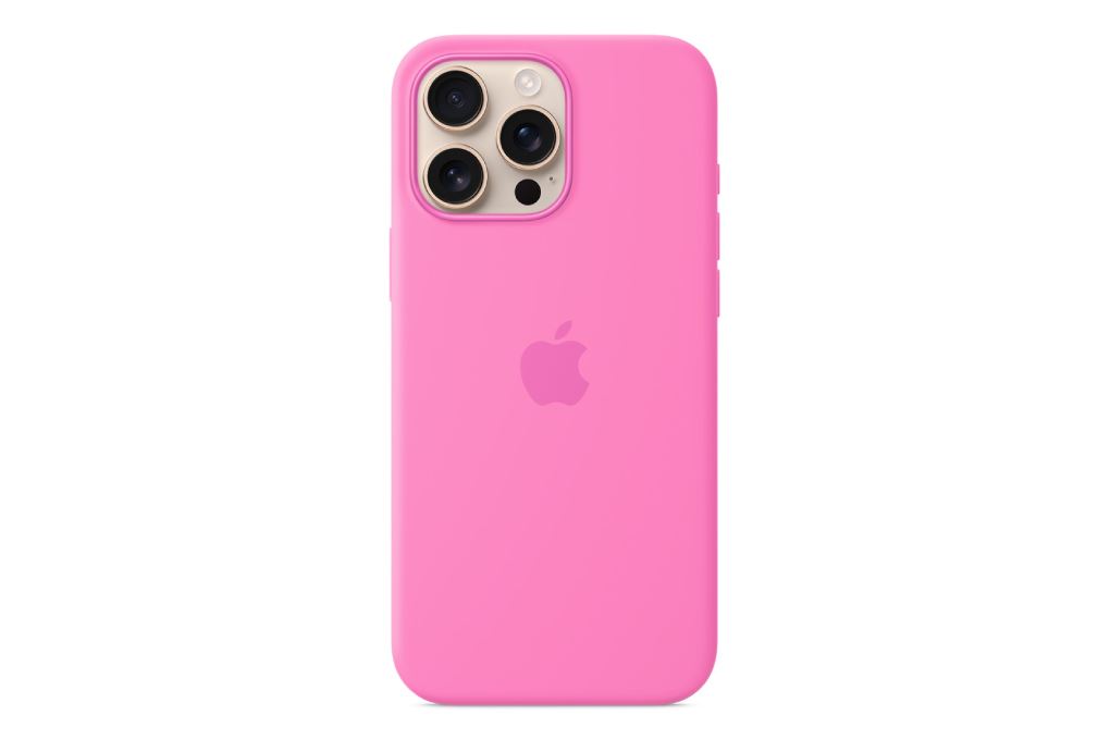 Ốp lưng MagSafe iPhone 16 Pro Max Silicone Apple Màu Hồng