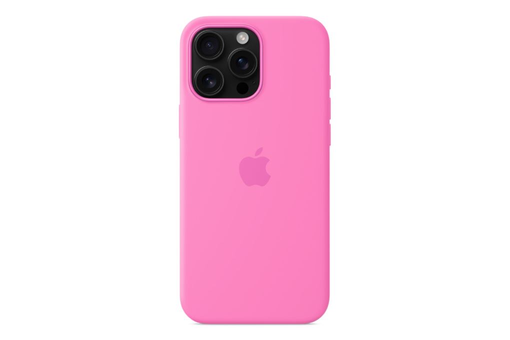 Ốp lưng MagSafe iPhone 16 Pro Max Silicone Apple Màu Hồng