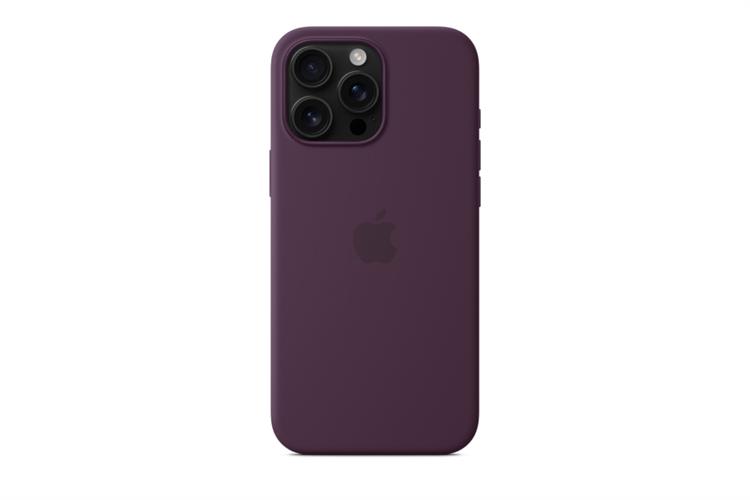 Ốp lưng MagSafe iPhone 16 Pro Max Silicone Apple Màu Mận