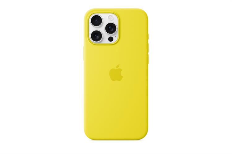 Ốp lưng MagSafe iPhone 16 Pro Max Silicone Apple Màu Vàng