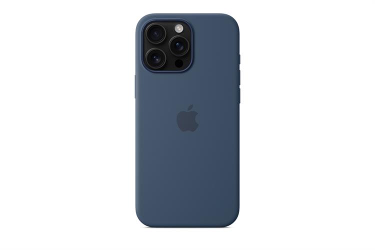 Ốp lưng MagSafe iPhone 16 Pro Max Silicone Apple Màu Xanh