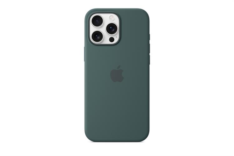 Ốp lưng MagSafe iPhone 16 Pro Max Silicone Apple Màu Xanh lá