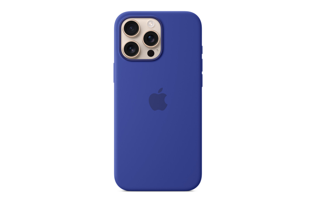 Ốp lưng MagSafe iPhone 16 Pro Max Silicone Apple Màu Xanh Lưu Ly