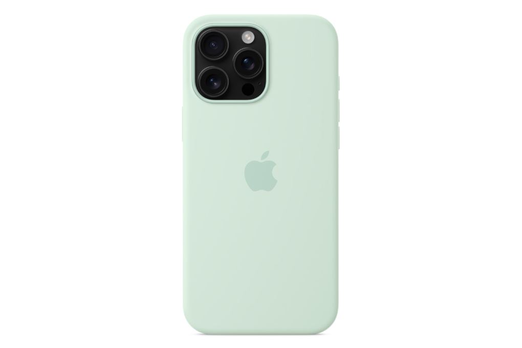 Ốp lưng MagSafe iPhone 16 Pro Max Silicone Apple Màu Xanh ngọc