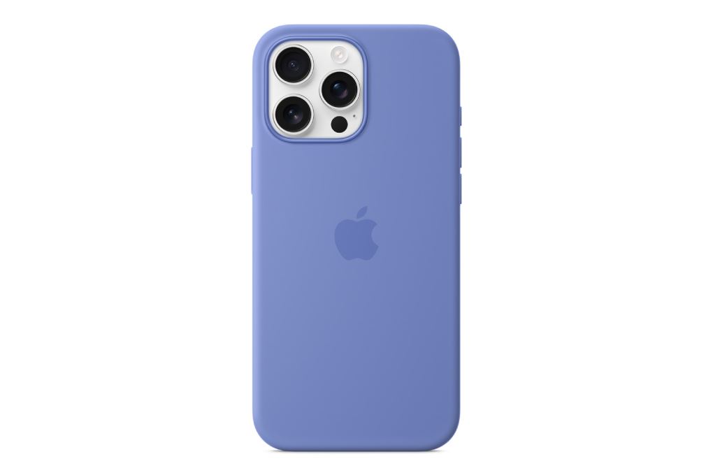 Ốp lưng MagSafe iPhone 16 Pro Max Silicone Apple Màu Xanh dương nhạt