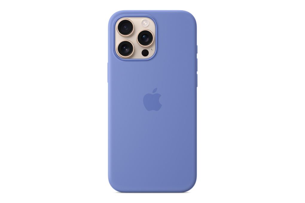 Ốp lưng MagSafe iPhone 16 Pro Max Silicone Apple Màu Xanh dương nhạt