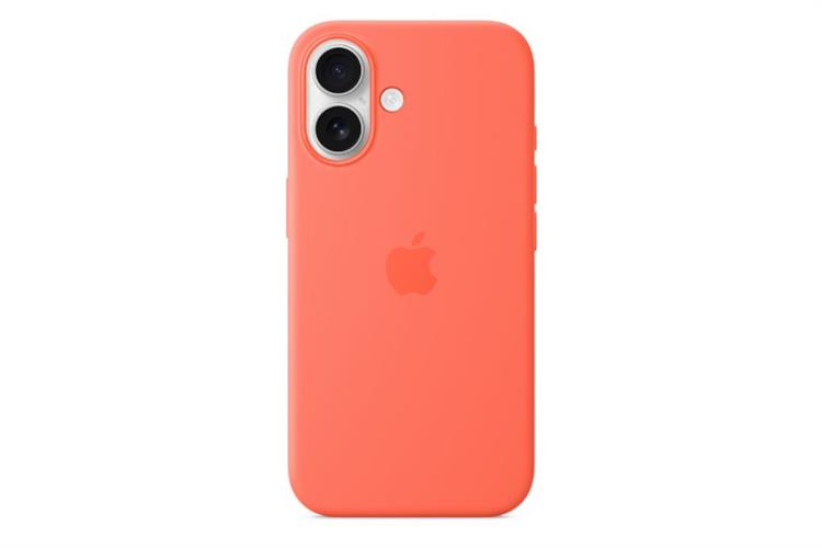 Ốp lưng MagSafe iPhone 16 Silicone Apple Màu Cam