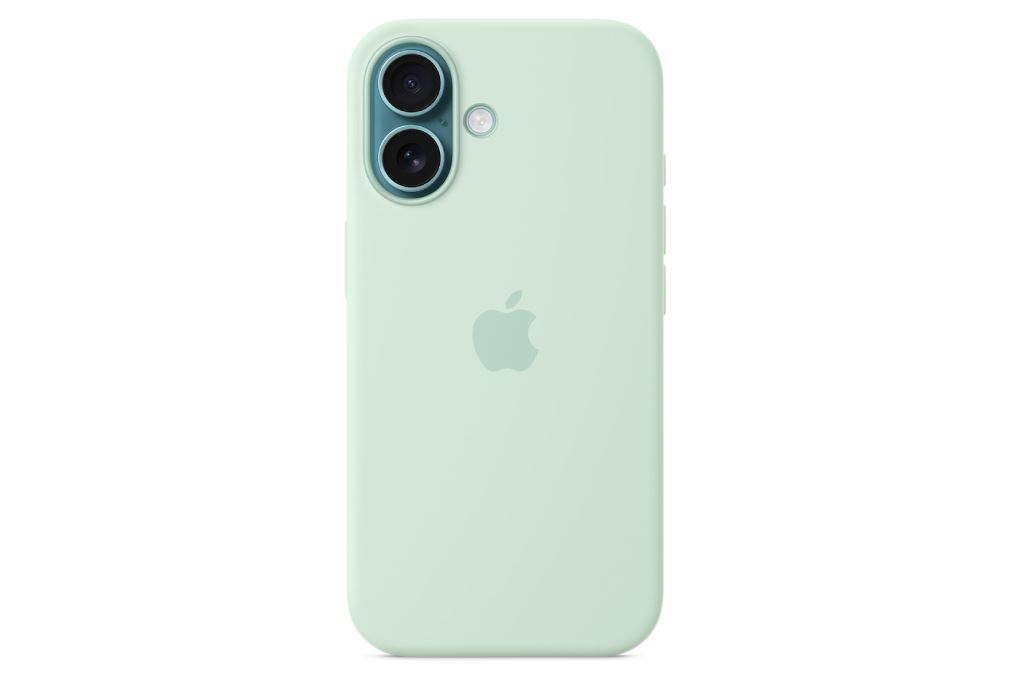 Ốp lưng MagSafe iPhone 16 Silicone Apple Màu Xanh ngọc