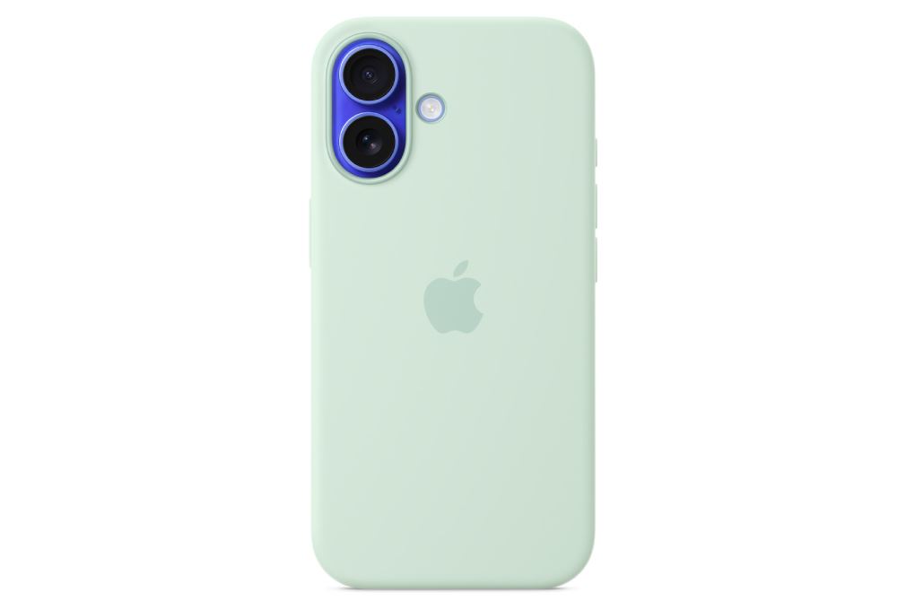 Ốp lưng MagSafe iPhone 16 Silicone Apple Màu Xanh ngọc
