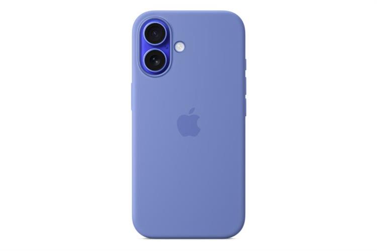 Ốp lưng MagSafe iPhone 16 Silicone Apple Màu Xanh nhạt