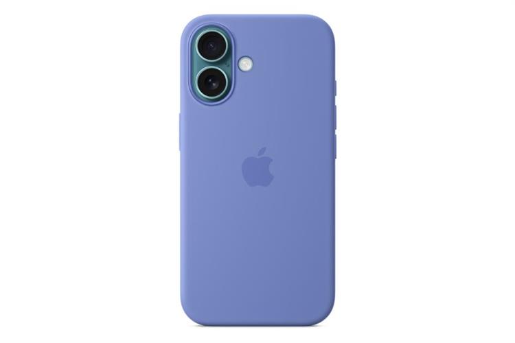 Ốp lưng MagSafe iPhone 16 Silicone Apple Màu Xanh nhạt