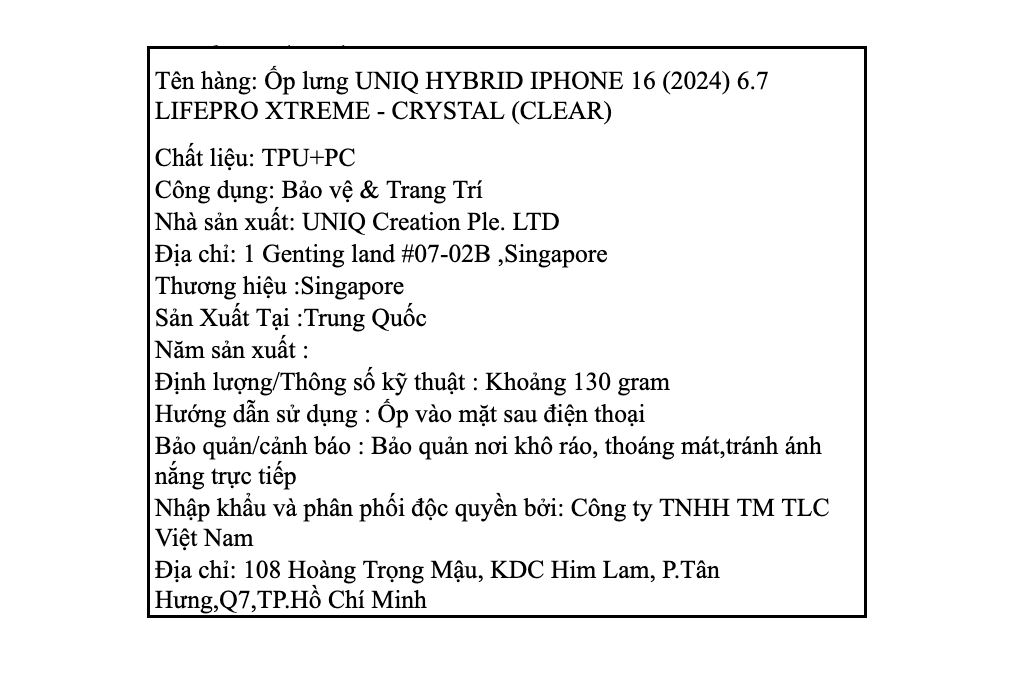 Ốp lưng iPhone 16 Plus Nhựa cứng viền dẻo UNIQ LIFEPRO XTREME - 4