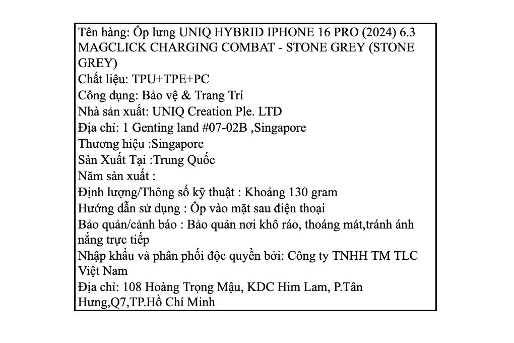 Ốp lưng MagSafe iPhone 16 Pro Nhựa TPU TPE PC UNIQ MAGCLICK CHARGING COMBAT - 4