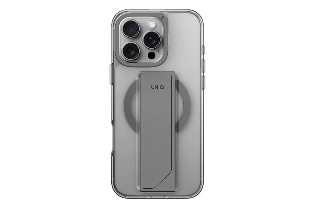 Ốp lưng MagSafe iPhone 16 Pro Nhựa TPU PC ALU UNIQ HELDRO MAX MAGCLICK WITH CAMERA STAND