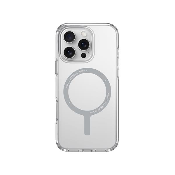 Ốp lưng MagSafe iPhone 16 Pro Nhựa cứng viền dẻo UNIQ MAGCLICK CHARGING CLARIO (ECO)