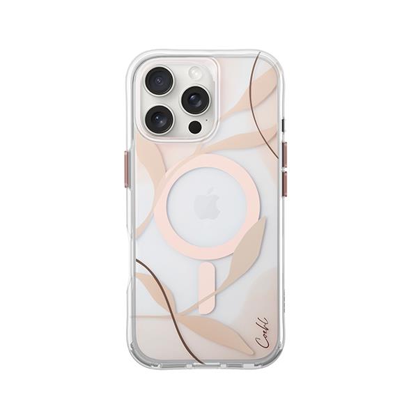 Ốp lưng MagSafe iPhone 16 Pro Nhựa TPU IML UNIQ MAGNETIC CHARGING VERDURE