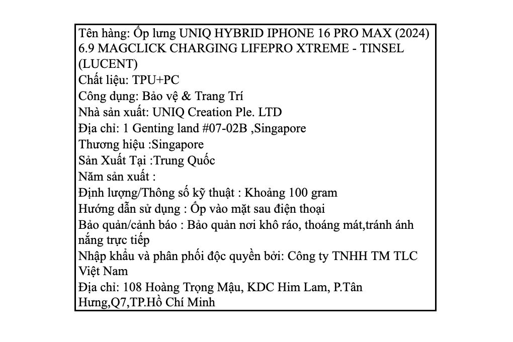 Ốp lưng MagSafe iPhone 16 Pro Max Nhựa cứng viền dẻo UNIQ MAGCLICK CHARGING LIFEPRO XTREME - 4