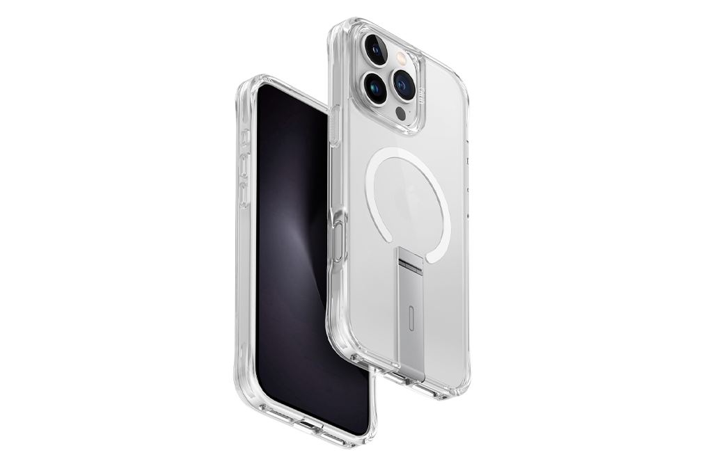 Ốp lưng MagSafe iPhone 16 Pro Max Nhựa cứng viền dẻo UNIQ MAGCLICK CHARGING ELEVA WITH VERTICAL STAND - 2
