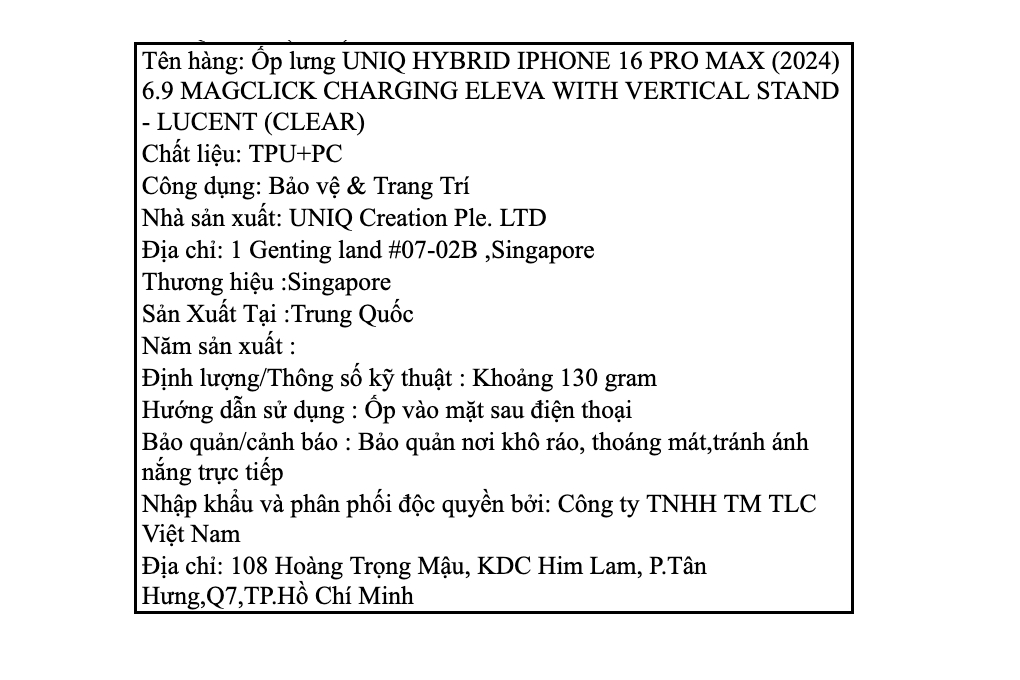 Ốp lưng MagSafe iPhone 16 Pro Max Nhựa cứng viền dẻo UNIQ MAGCLICK CHARGING ELEVA WITH VERTICAL STAND - 4