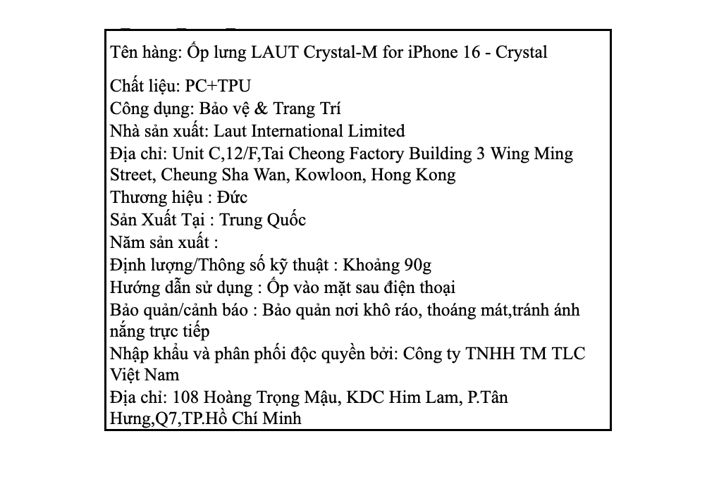 Ốp lưng MagSafe iPhone 16 Nhựa cứng viền dẻo LAUT Crystal-M - 4