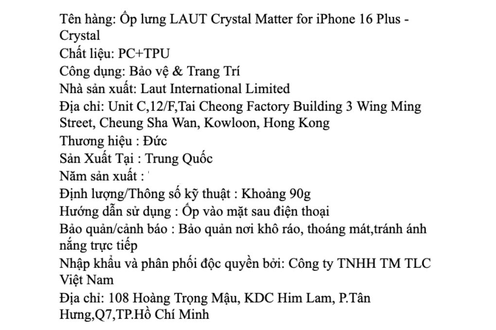 Ốp lưng MagSafe iPhone 16 Plus Nhựa cứng viền dẻo LAUT Crystal Matter - 4
