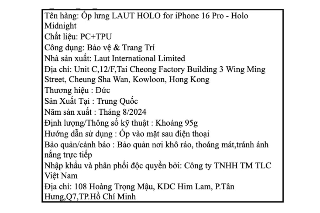 Ốp lưng MagSafe iPhone 16 Pro Nhựa cứng viền dẻo LAUT HOLO - 4