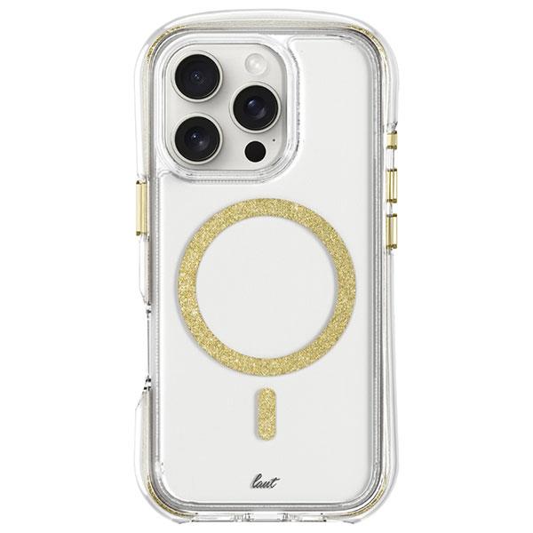 Ốp lưng MagSafe iPhone 16 Pro Max Nhựa cứng viền dẻo LAUT Aero Sparkle