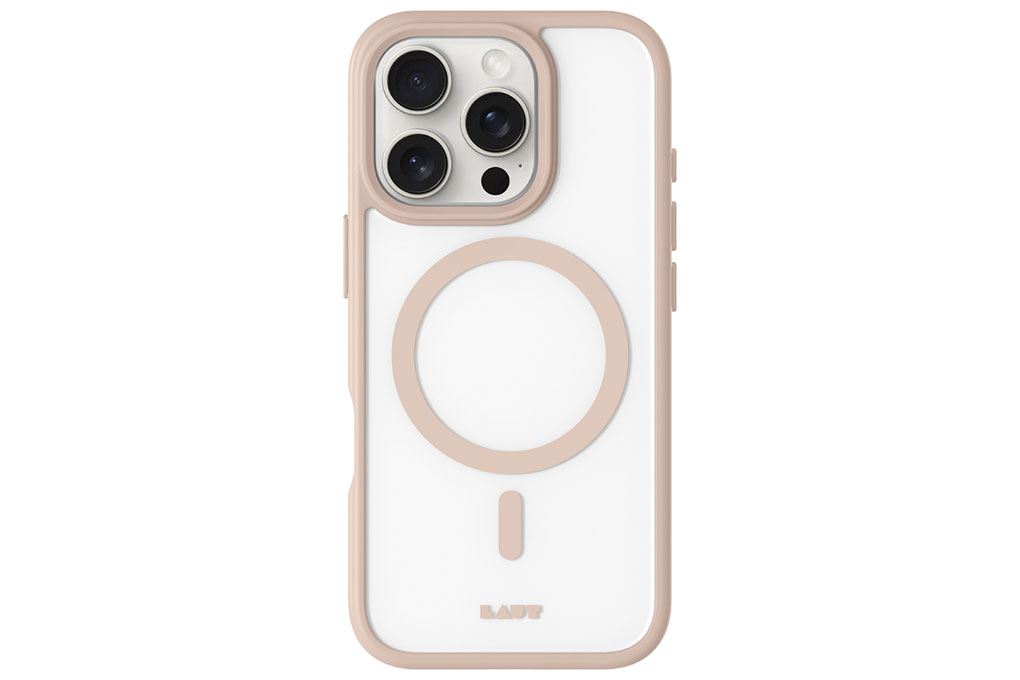 Ốp lưng MagSafe iPhone 16 Pro Nhựa cứng viền dẻo LAUT PROTECT Màu Vàng