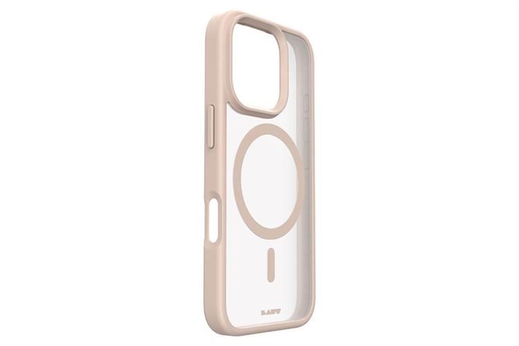 Ốp lưng MagSafe iPhone 16 Pro Nhựa cứng viền dẻo LAUT PROTECT Màu Vàng