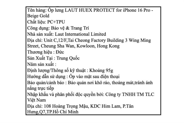 Ốp lưng MagSafe iPhone 16 Pro Nhựa cứng viền dẻo LAUT PROTECT Màu Vàng