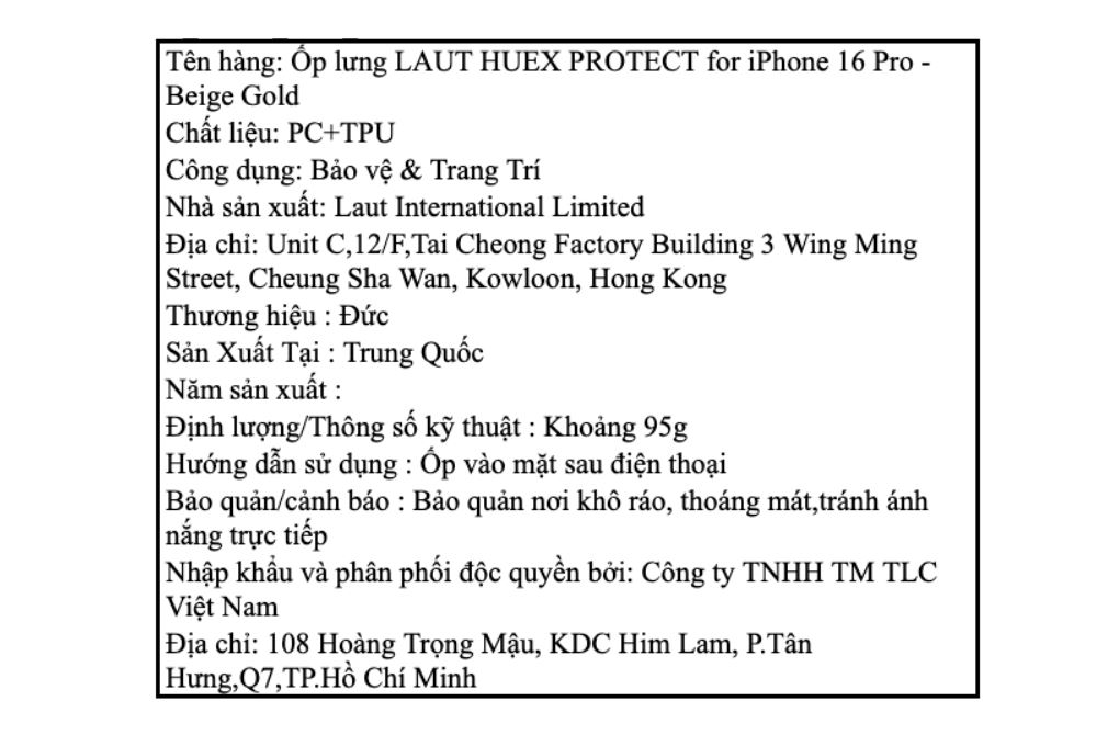 Ốp lưng MagSafe iPhone 16 Pro Nhựa cứng viền dẻo LAUT PROTECT Màu Vàng