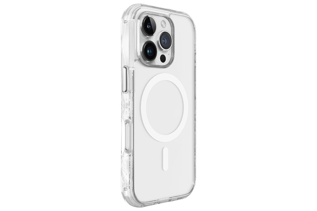Ốp lưng MagSafe iPhone 16 Pro Max Nhựa cứng PC LAUT Crystal Matter X Màu Trắng