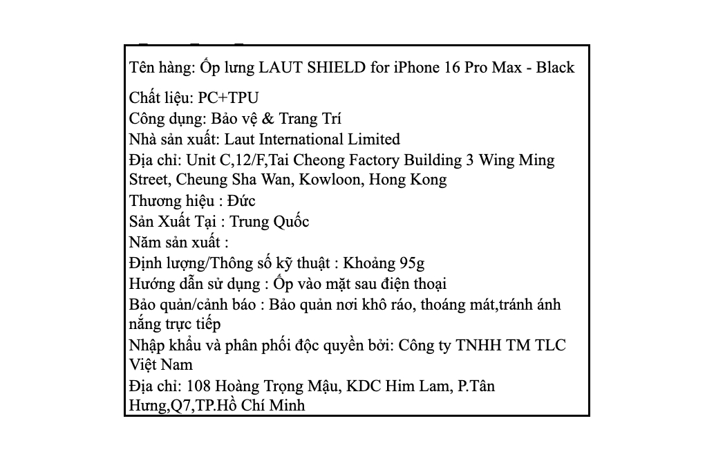 Ốp lưng MagSafe iPhone 16 Pro Max Nhựa cứng viền dẻo LAUT SHIELD - 4