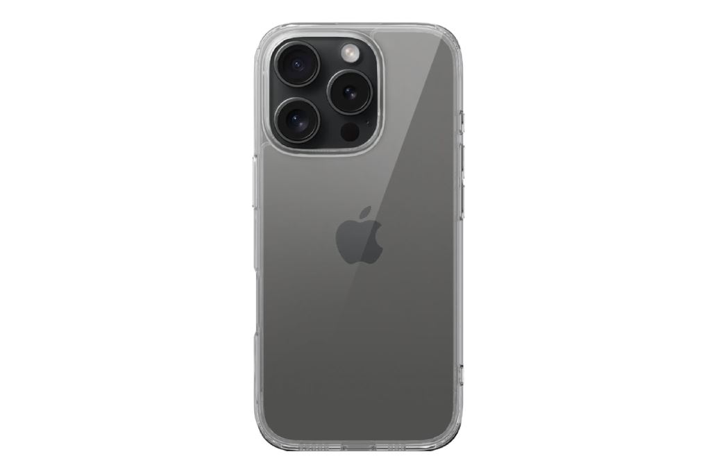 Ốp lưng iPhone 16 Pro Max nhựa cứng viền dẻo Mipow Tempered Glass PS16D-CR Màu Trắng