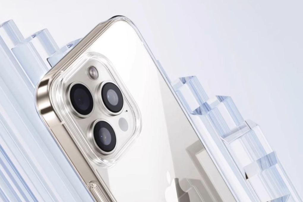 Ốp lưng iPhone 16 Pro Max nhựa cứng viền dẻo Mipow Tempered Glass PS16D-CR Màu Trắng