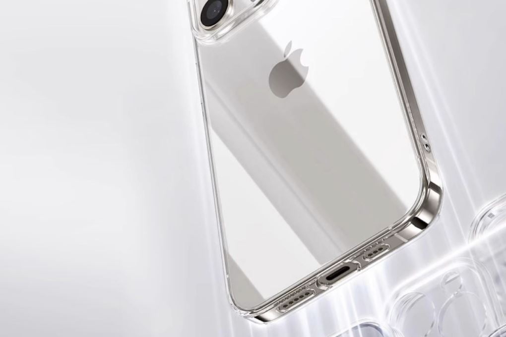 Ốp lưng iPhone 16 Pro Max nhựa cứng viền dẻo Mipow Tempered Glass PS16D-CR Màu Trắng