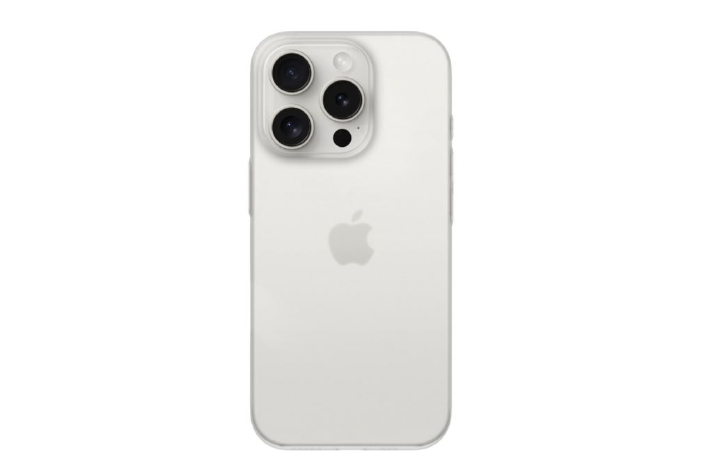 Ốp lưng iPhone 16 Pro nhựa cứng Mipow Slim SL16B Màu Trắng