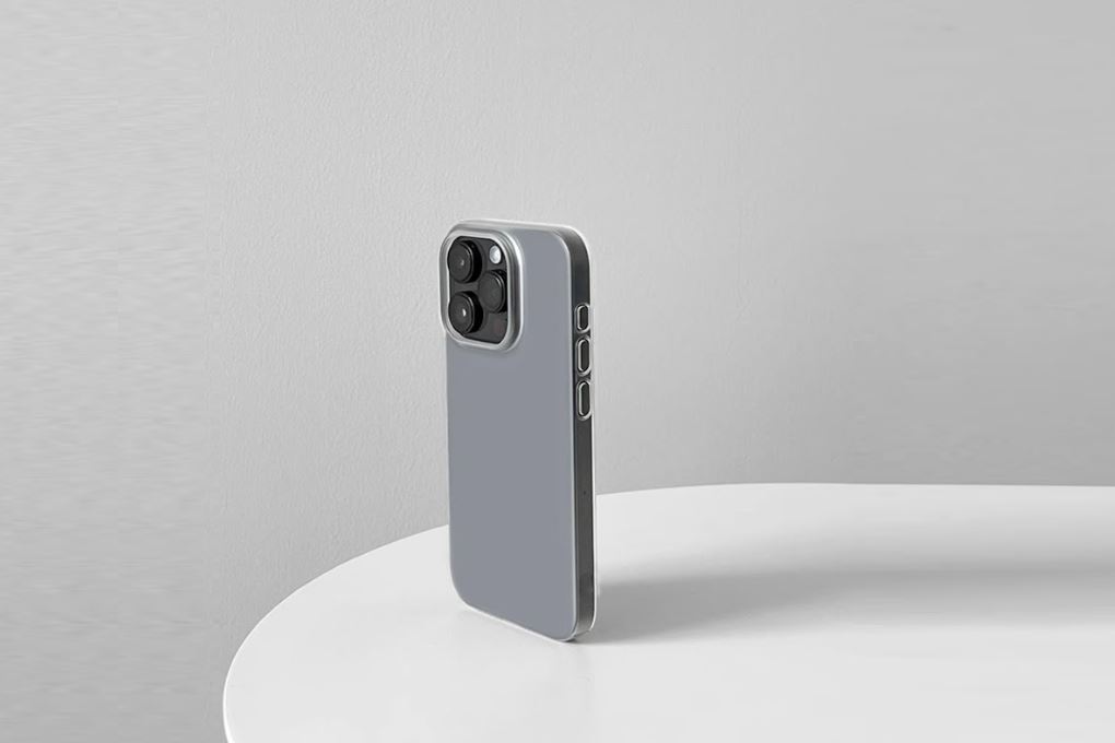 Ốp lưng iPhone 16 Pro Max nhựa cứng Mipow Slim SL16D Màu Trắng
