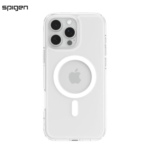 Ốp lưng MagSafe iPhone 16 Pro Max nhựa cứng viền dẻo SPIGEN Crystal Hybrid MagFit ACS08032