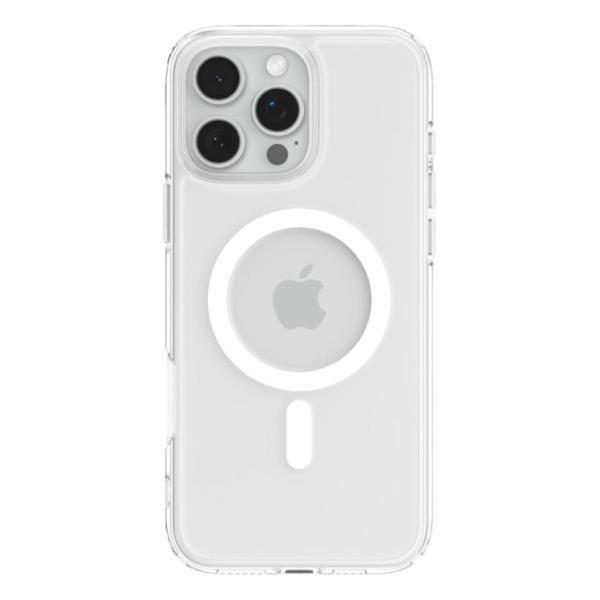 Ốp lưng MagSafe iPhone 16 Pro Max nhựa cứng viền dẻo SPIGEN Crystal Hybrid MagFit ACS08032