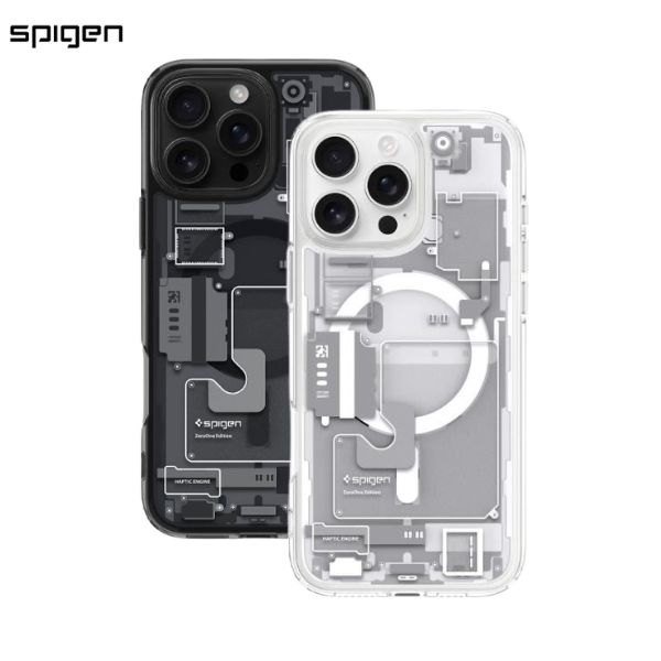 Ốp lưng MagSafe iPhone 16 Pro Max nhựa cứng viền dẻo SPIGEN Ultra Hybrid MagFit Zero One