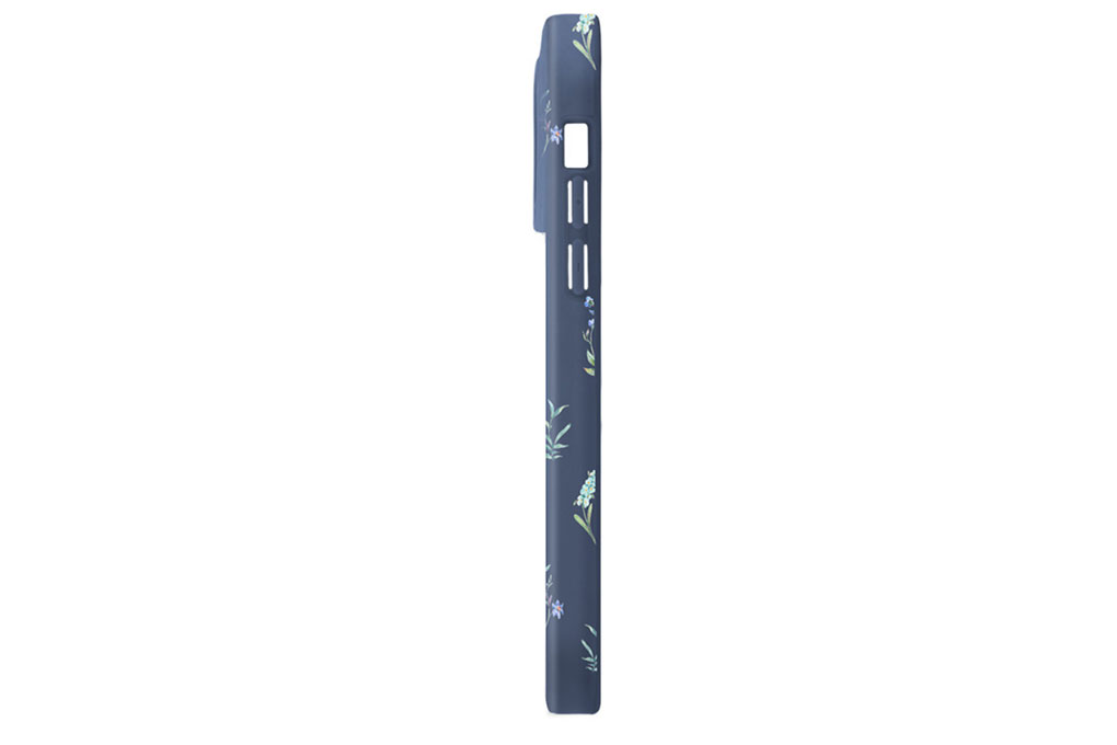 Ốp lưng MagSafe iPhone 15 Pro Max Nhựa dẻo IML UNIQ COEHL MAGNETIC CHARGING PRAIRIE Màu Xanh Navy