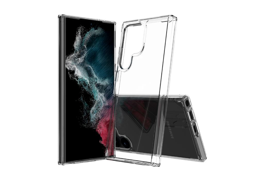 Ốp lưng Galaxy S23 Ultra Nhựa cứng viền dẻo JCS1601 Jincase Màu Trắng