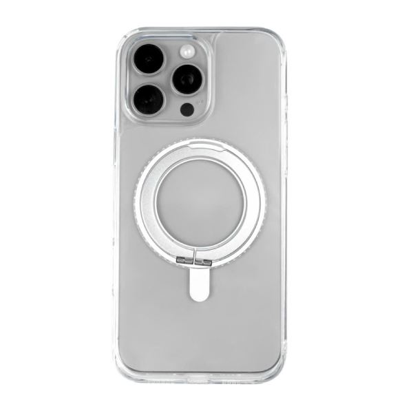 Ốp lưng iPhone 16 Pro Max MagGo Magnetic 360° Nhựa cứng viền dẻo Anker Ring Stand B2B_A90H1