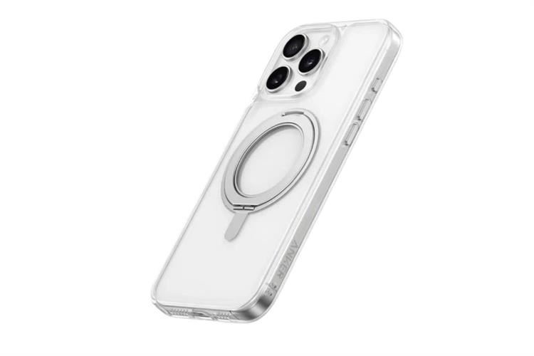 Ốp lưng iPhone 16 Pro Max MagGo Magnetic 360° Nhựa cứng viền dẻo Anker Ring Stand B2B_A90H1 Chính hãng