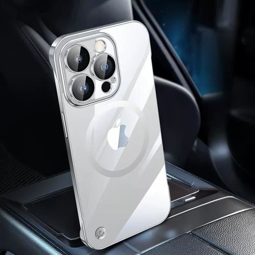 Ốp lưng MagSafe iPhone 14 Pro nhựa cứng MG-001 Màu Trắng