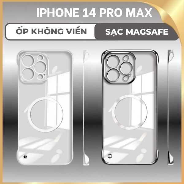 Ốp lưng MagSafe iPhone 14 Pro Max nhựa cứng MG-001
