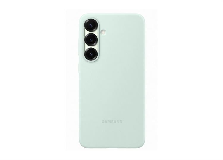 Ốp lưng Galaxy S25+ Silicone Samsung Chính hãng Màu Xanh mint